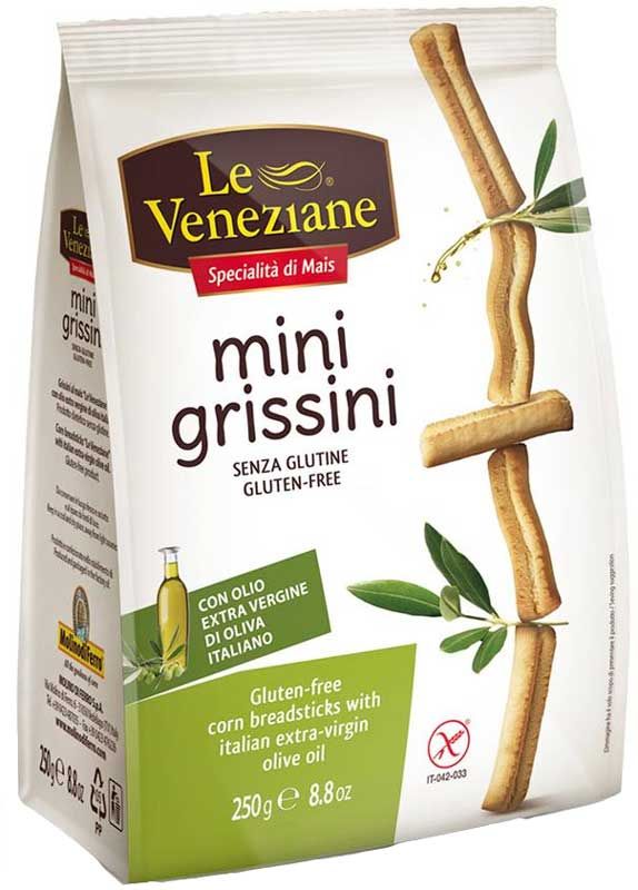LE VENEZIANE Mini grissini all'olio d'oliva senza glutine 250g