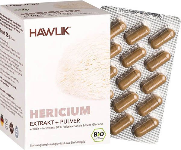 Hawlik Hericium Estratto + Polvere Capsule 120 Capsule