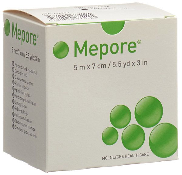 Mepore Wundverband 7cmx5m unsteril Rolle
