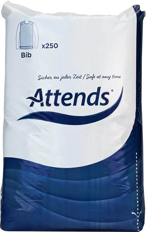 Pettorina ATTESA 69x35cm carta/plastica 250 pezzi