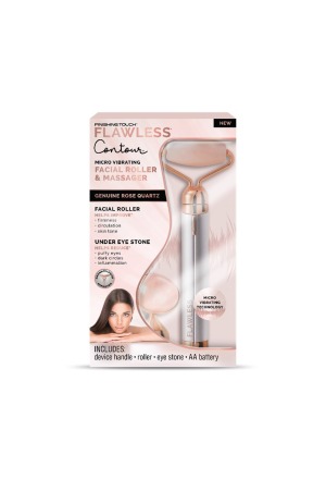 FLAWLESS Rullo contorno viso m Bianco quarzo rosa