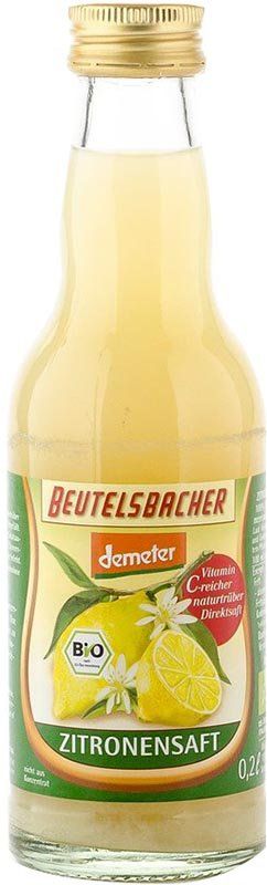 Bottiglia di vetro per succo di limone BEUTELSBACHER 200ml