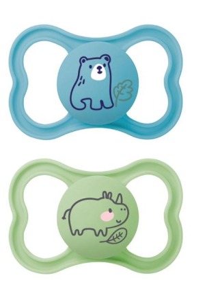 MAM Air Nuggi 6-16 mesi blu/verde 2 pezzi