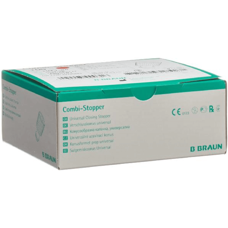 B. Braun Combi Closure Cono rosso Luer Lock 100 pezzi