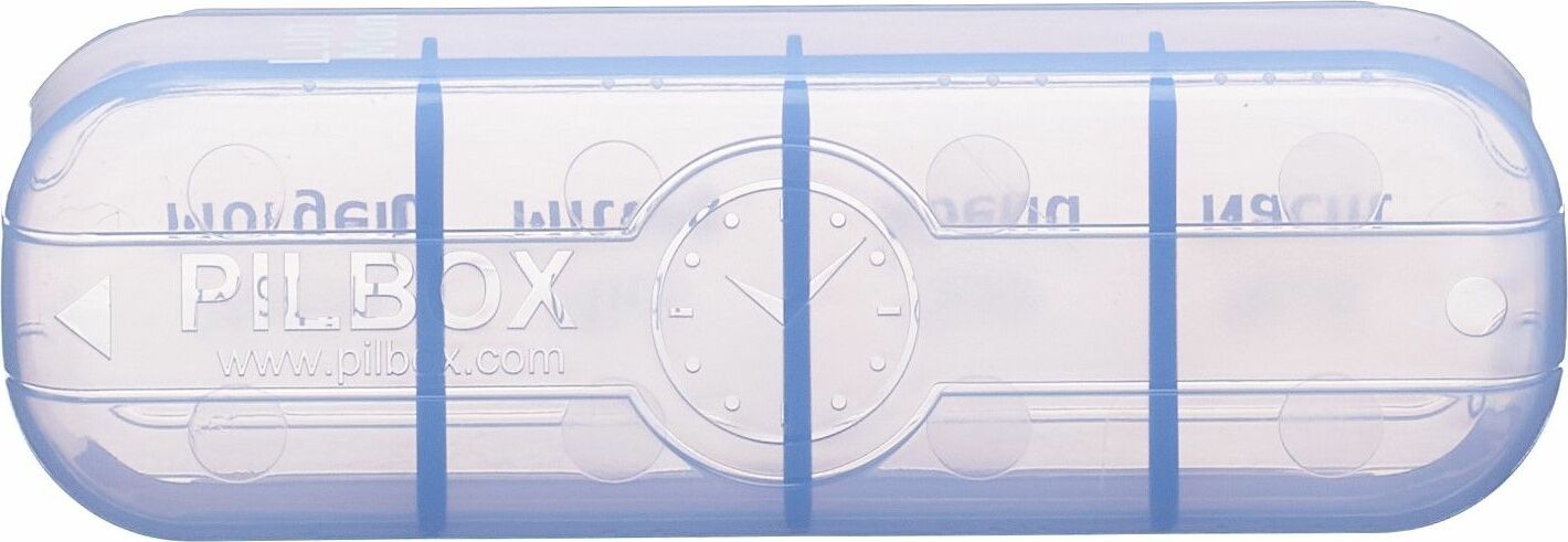 PILBOX Maxi dispenser per farmaci 7 giorni DE/FR Blu Navy