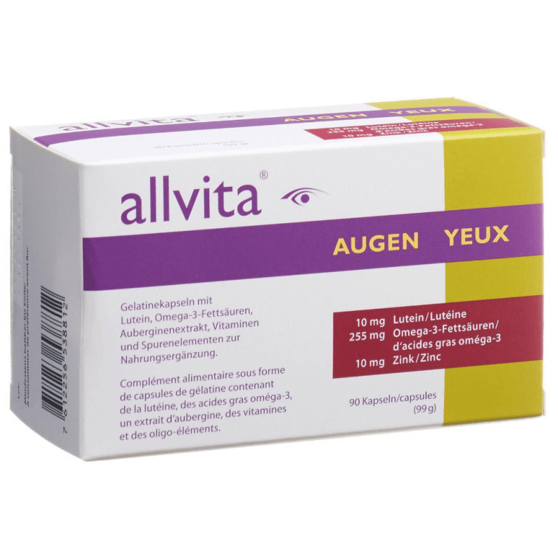 Allvita capsule per gli occhi 90 pezzi