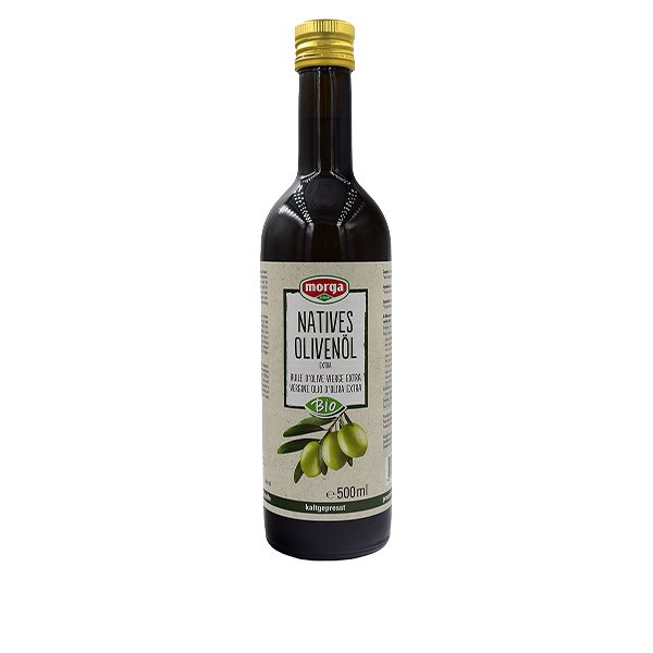 MORGA Olio d'oliva biologico spremuto a freddo 5 dl