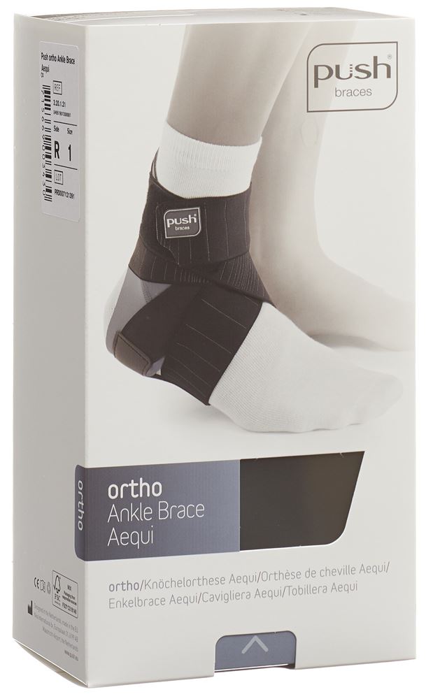 Spingere ORTHO AEQUI cinturino alla caviglia 34-40cm destra grigio