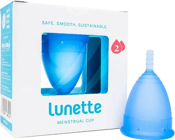 Coppetta mestruale LUNETTE taglia 2 blu