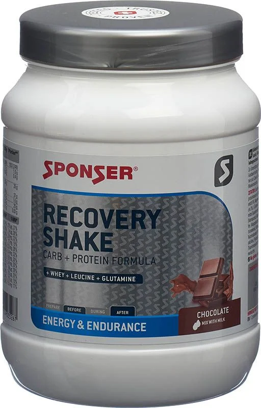 SPONSER® Recovery Shake Plv Chocolate Ds 900g