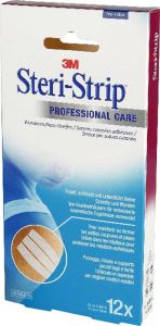 3M Steri Strip 12x100mm bianco rinforzato 12 x 6 pezzi