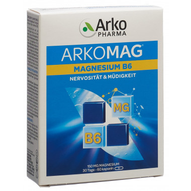 Arkomag Magnesium Vitamin B6 Kapseln 60 Stück