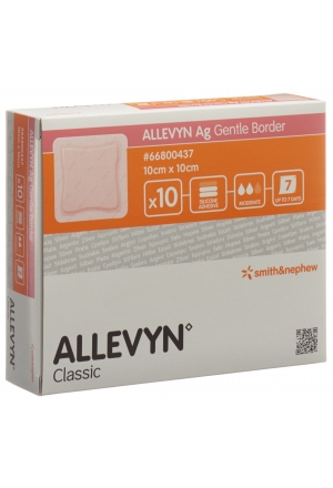 ALLEVYN AG GB Medicazione per ferite 10x10cm 10 pz.