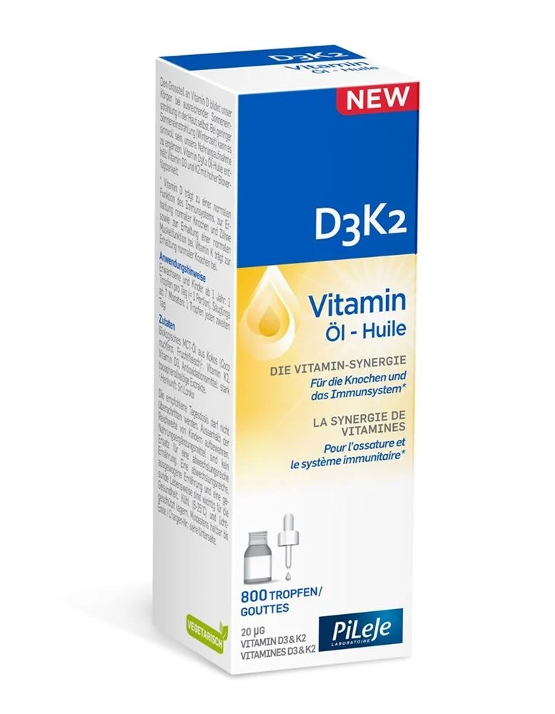 PiLeJe D3K2 Olio Vitaminico Fl 20ml