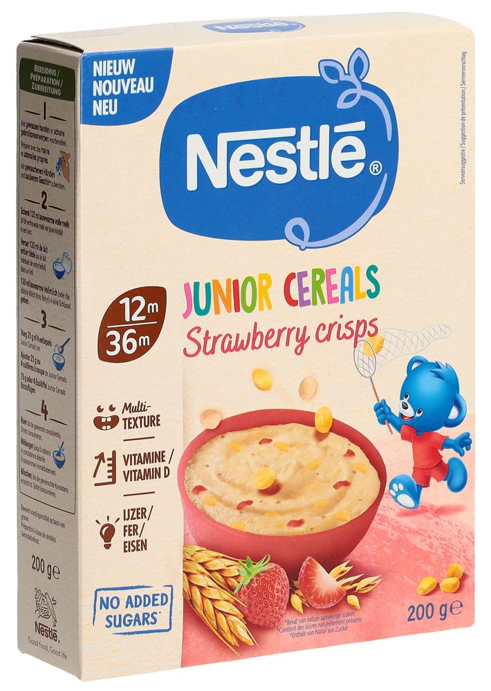 Nestlé Junior Cereals Crisps Fragola 200g