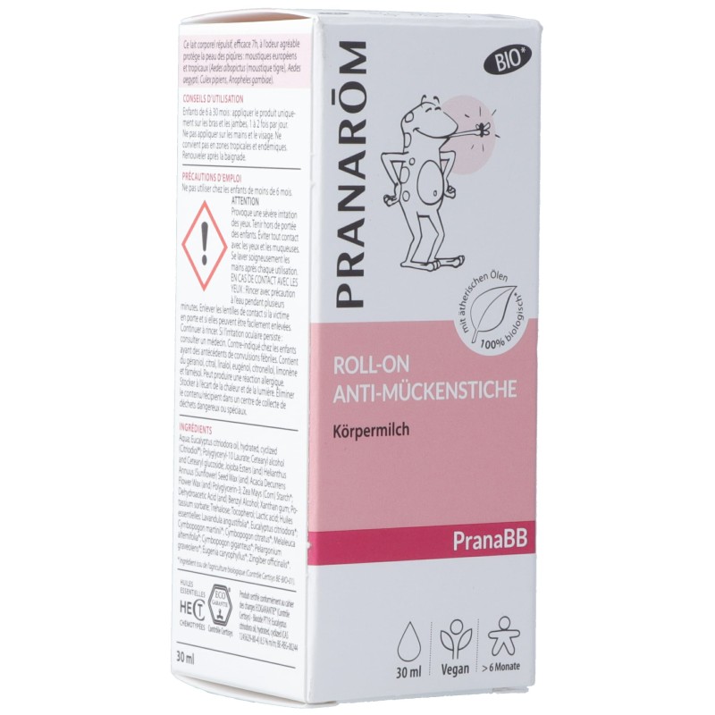PRANAROM PranaBB Roll-on Anti-Mosquito Bites Eco Biologico 30ml