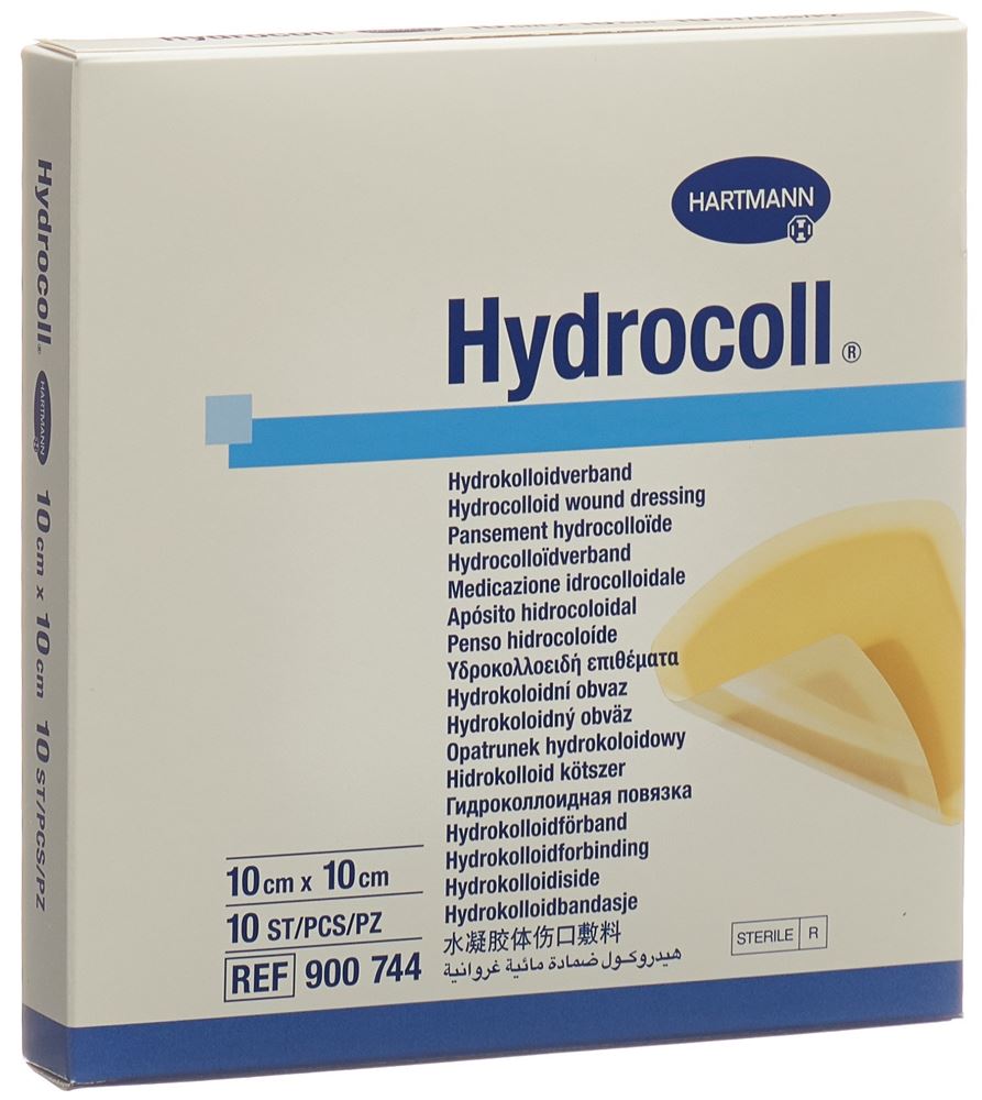 HYDROCOLL THIN Hydrocolloid Verb 10x10cm 10 Stück