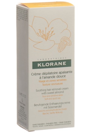 Klorane crema depilatoria lenitiva per zone sensibili 75ml
