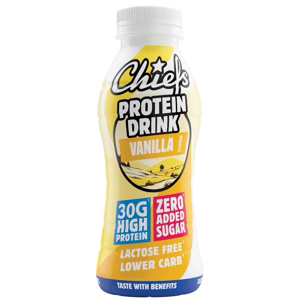 CHIEFS Proteine del Latte Vaniglia Drive 8 x 330 ml
