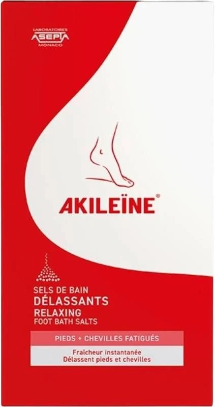 AKILEINE® Sale rosso per pediluvio rilassante 300g