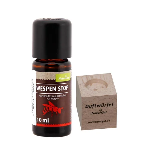 Set NATURGUT Wespen Stop Olio 10 ml con cubetto profumato