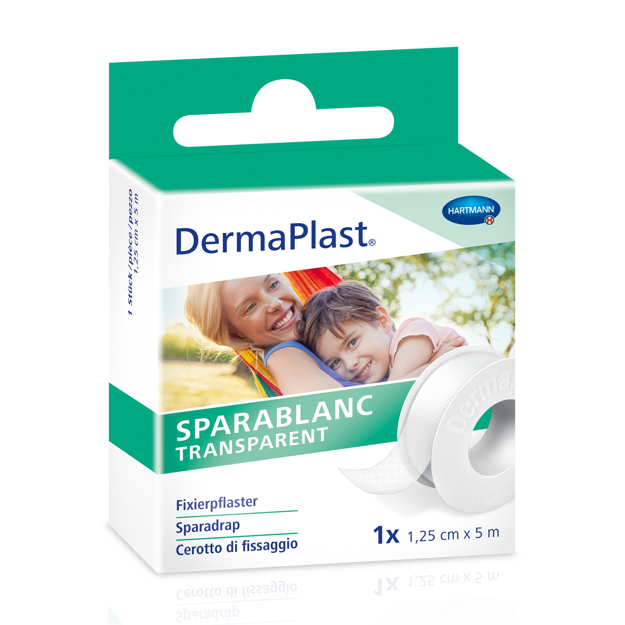 Dermaplast Sparablanc Trasparente 1,25cmx5m bianco