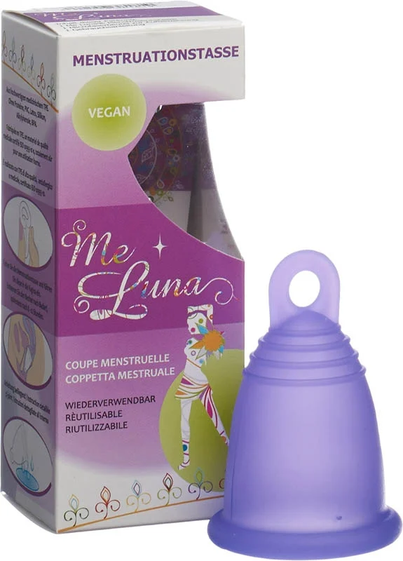 ME LUNA Coppa mestruale Sport M Blu Viola