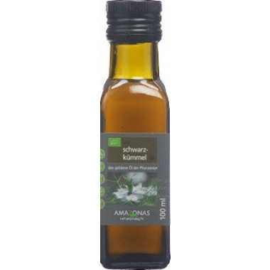 AMAZONAS olio di cumino nero 100 % puro spremuto a freddo Egitto Fl 100ml