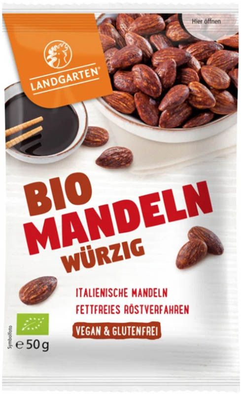 LANDGARTEN Mandorle speziate bio senza glutine veg 50g