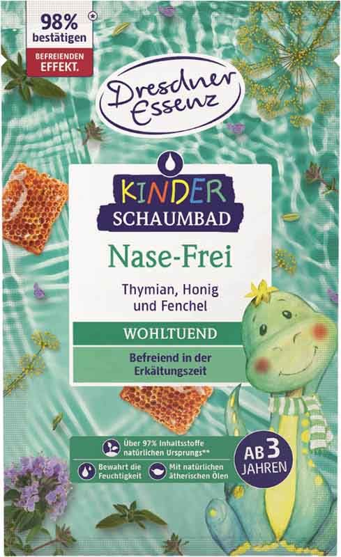 Dresdner Bagno Schiuma Bambino Senza Naso Sentirsi Naturalmente Sani 16 x 40ml