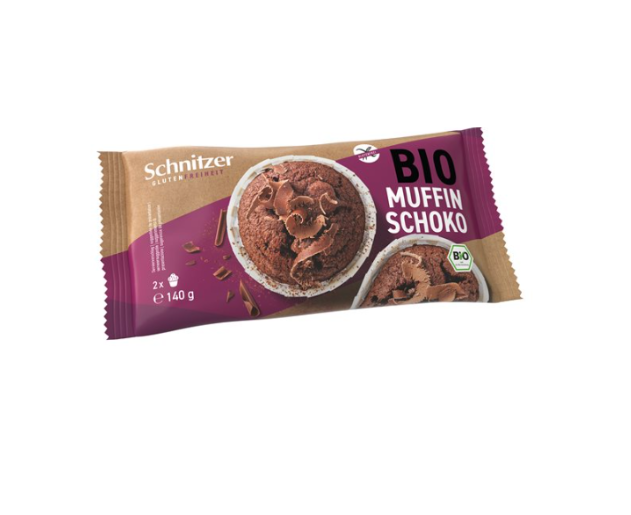 Schnitzer Organic Muffin al cioccolato fondente 2 x 140g