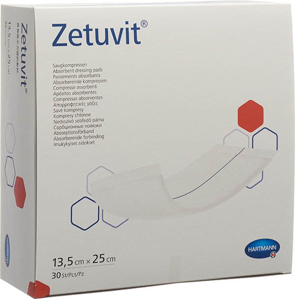 Zetuvit benda assorbente 13,5x25cm 30 pezzi