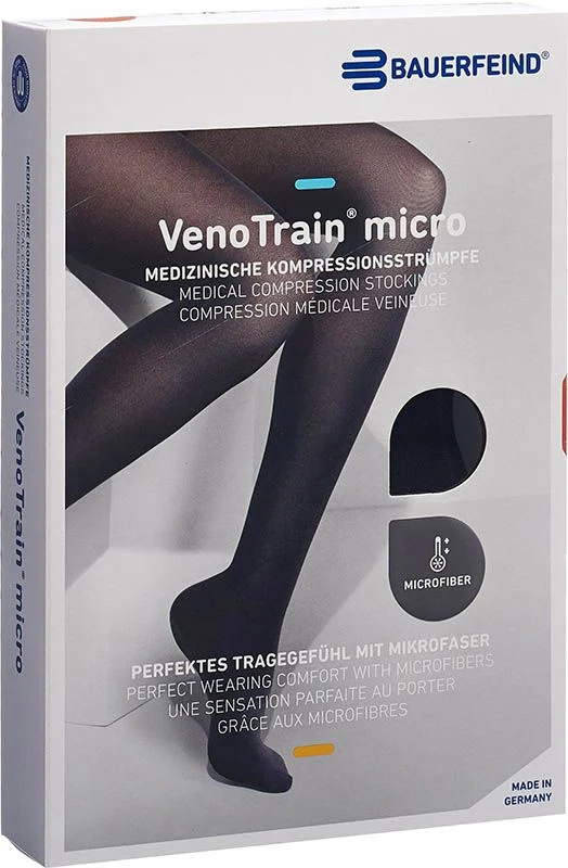 Bauerfeind VT MICRO AD KKL2 S n/l piede aperto nero 1 paio