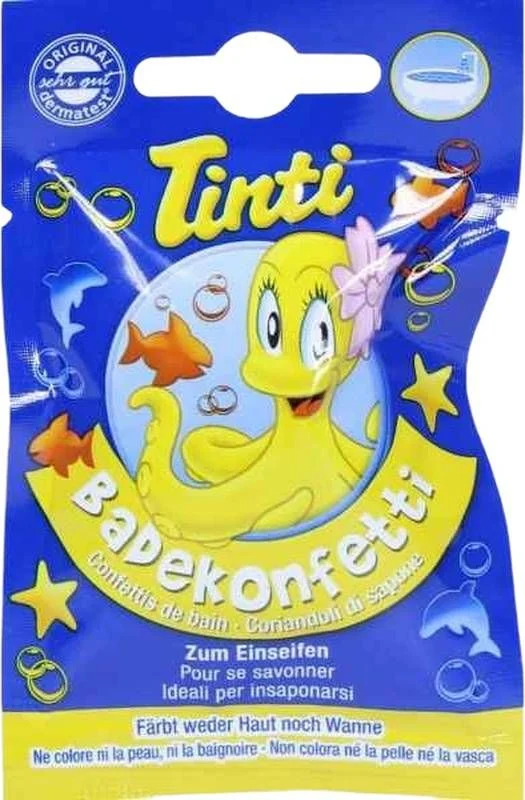 Coriandoli da bagno TINTI bustina singola D/F/I