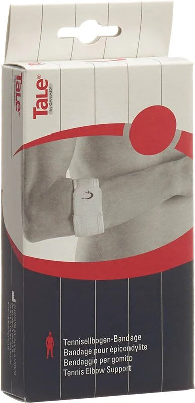 Tale supporto per gomito del tennista 5cm Velcro bianco