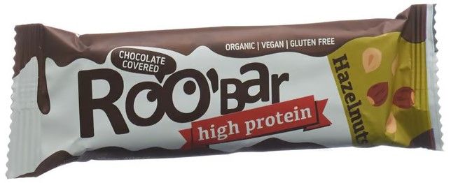Barretta di cioccolato ROOBAR proteica alla nocciola 40g
