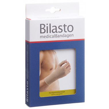 Bilasto supporto per polso M con attacco per il pollice beige