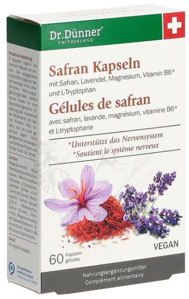 Capsule di zafferano Dr Dünner 60 Capsule