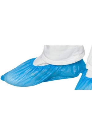 CARE SERVE copriscarpe XL 15x41cm blu PVC 100 pezzi