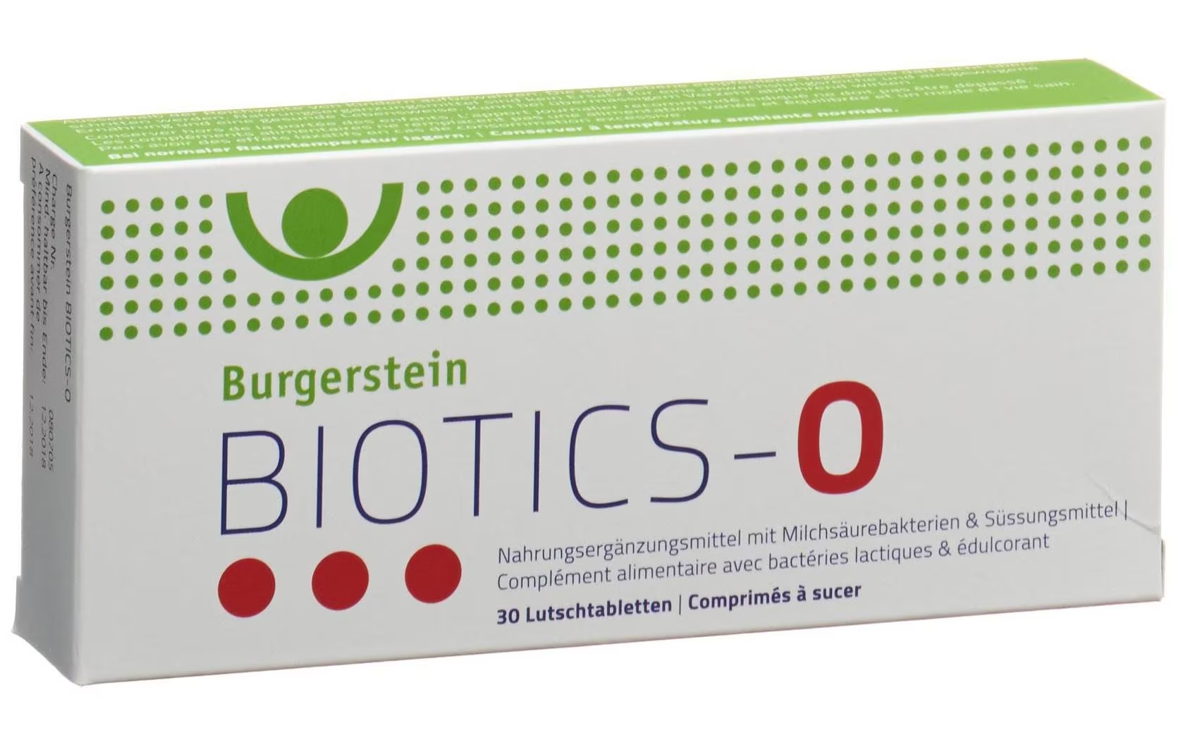 BURGERSTEIN Biotics-O Compresse 30 pezzi