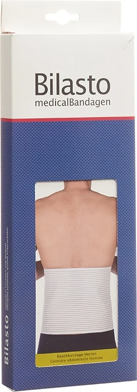 Supporto addominale Bilasto donna M bianco velcro