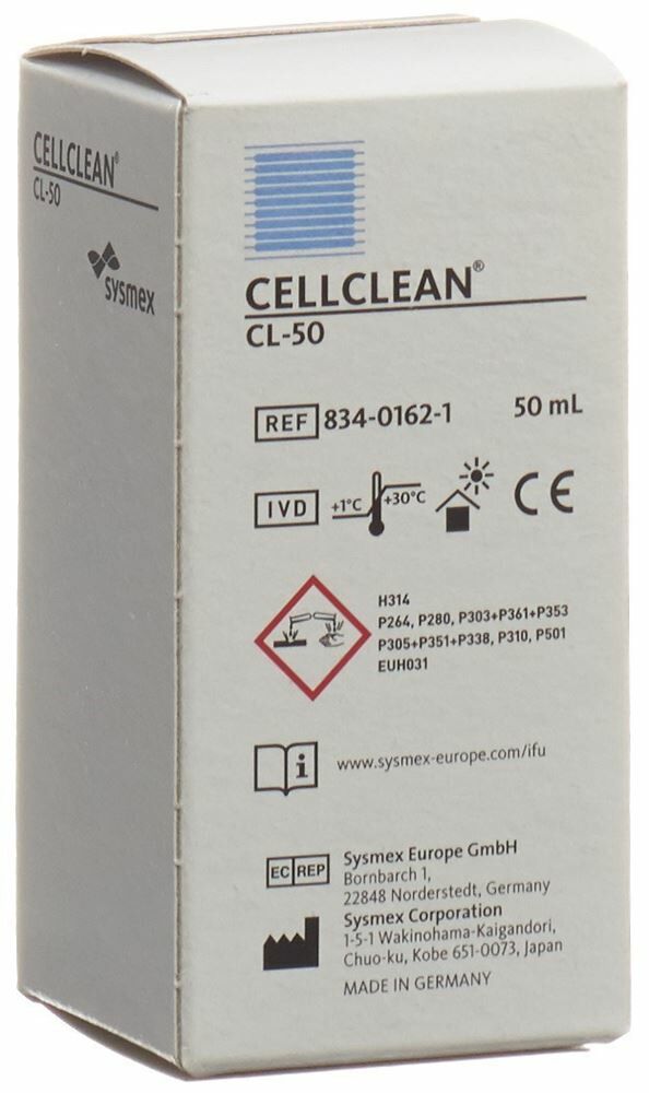 Soluzione detergente CELLCLEAN per Sysmex CL-50 50ml