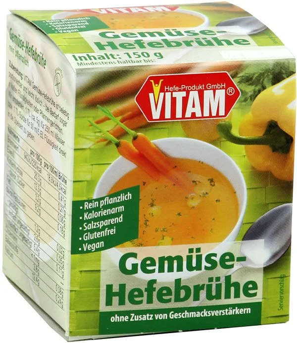 VITAM pasta di lievito per brodo di verdure senza glutine 150g