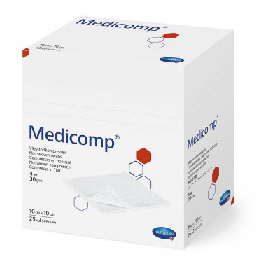 Medicomp Bl 4 pieghe S30 10x10cm sterile 25 x 2 pezzi