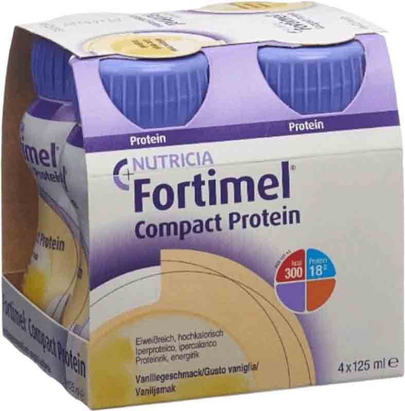 Fortimel Proteine Compatte Vaniglia 4 x 125ml