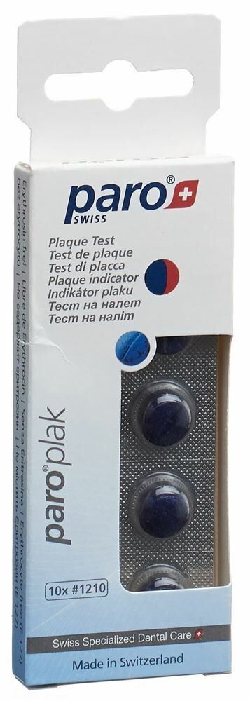 paro® PLAK compresse a 2 colori rosso/blu 10 pezzi #1210