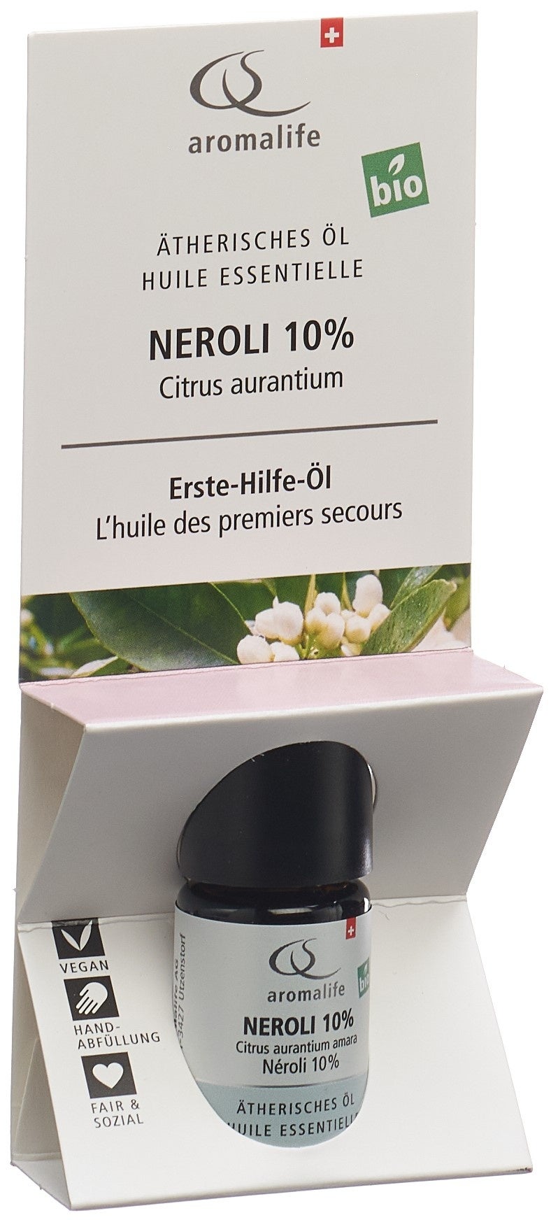 Aromalife TOP Neroli 10% etere/olio biologico fl 5ml