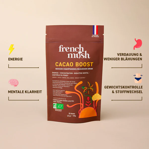 French Mush Miscela di estratti di funghi 3 volte in capsule 56 pezzi
