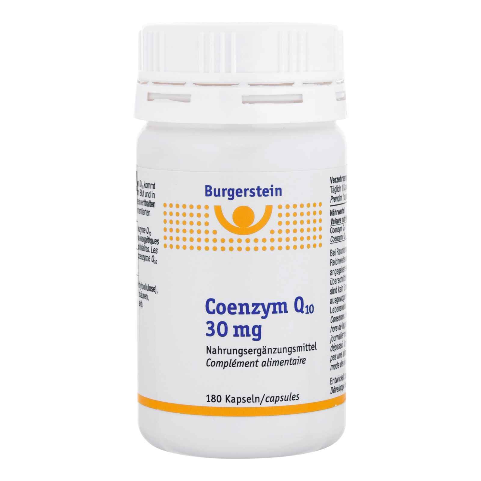 BURGERSTEIN Coenzima Q10 Capsule 30mg 180 Capsule