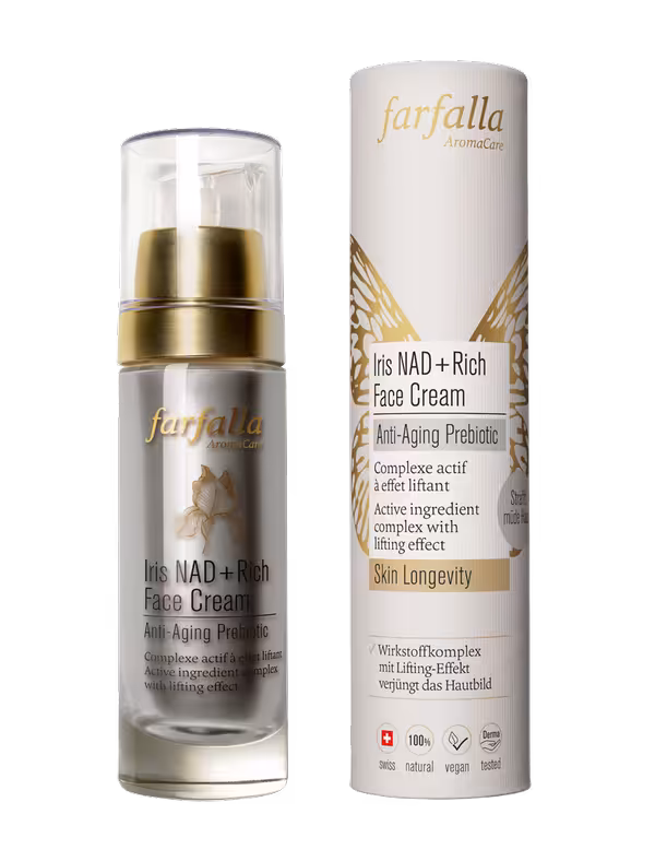 farfalla NAD+ Crema viso ricca Iris flacone 30ml